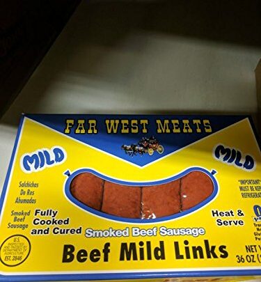 Far West Meats Mild Beef Sausage