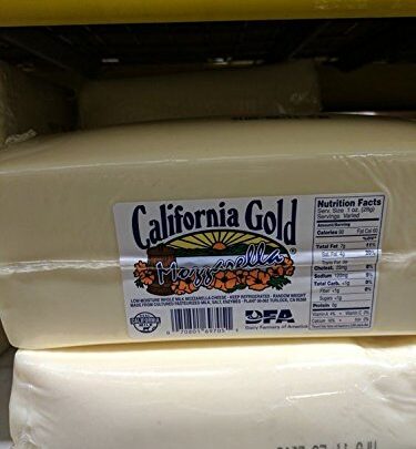 California Gold Whole Milk Mozzarella Cheese