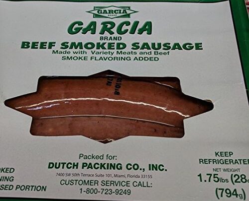 Garcia Brand Beef Smoked Sausage