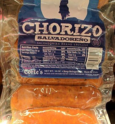 Cortes Chorizo Salvadoreno Sausage