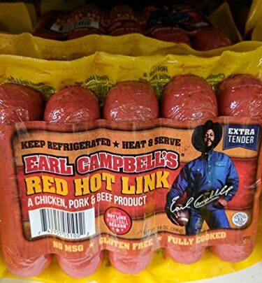 Earl Campbell's Red Hot Link Sausage