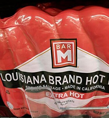 Bar M Louisiana Brand Hot Smoked Sausage