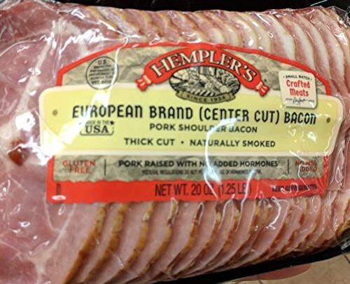 Hempler's European Brand Center Cut Bacon