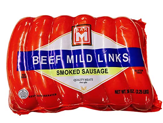 Bar M Beef Mild Links Sausage