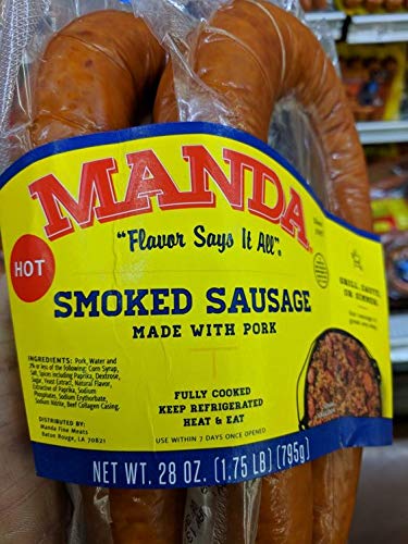 Manda Hot Smoked Sausage