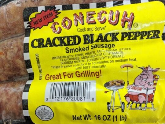 Conecuh Cracked Black Pepper Sausage