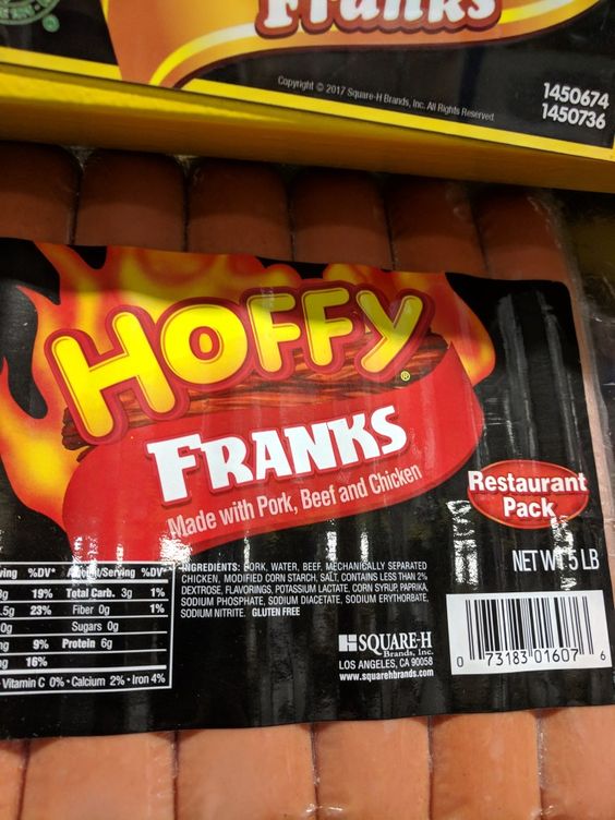 Bun Length Turkey Franks - Family Pack - Hoffy Products
