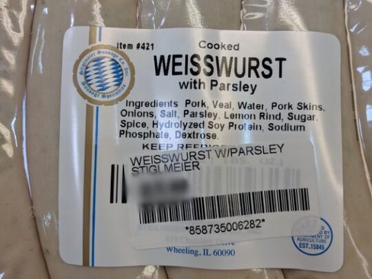 Stiglmeier Weisswurst