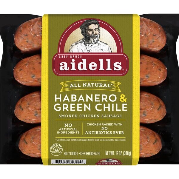 Aidells Habanero Green Chile Sausage