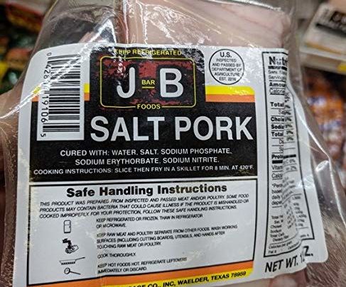 J Bar B Foods Salt Pork
