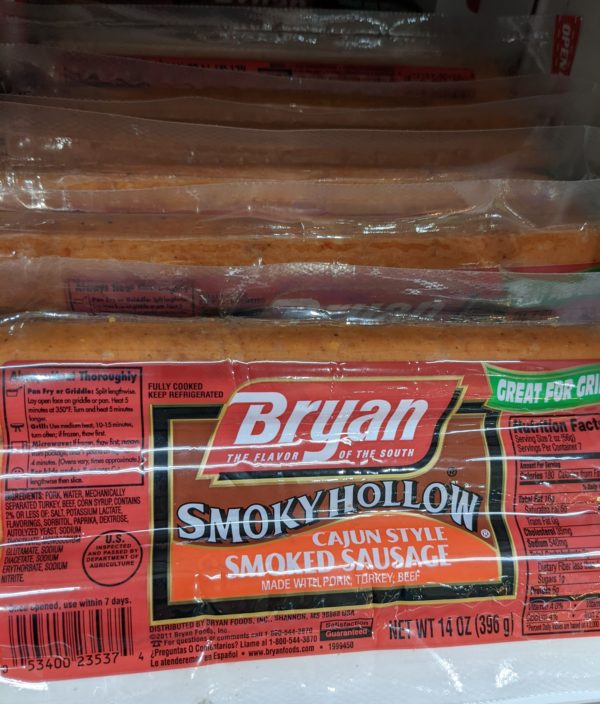 Bryan Cajun Sausage