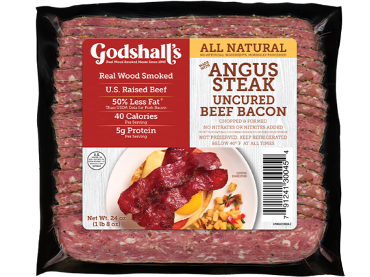 Godshall's Angus Steak Beef Bacon