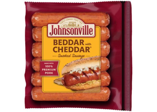 Johnsonville Beddar with Cheddar Sausage
