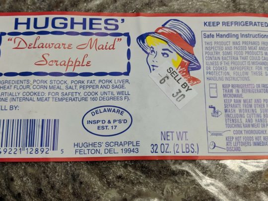 Hughes Delaware Maid Scrapple