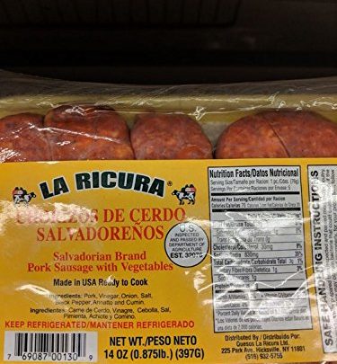 La Ricura Salvadorian Chorizo
