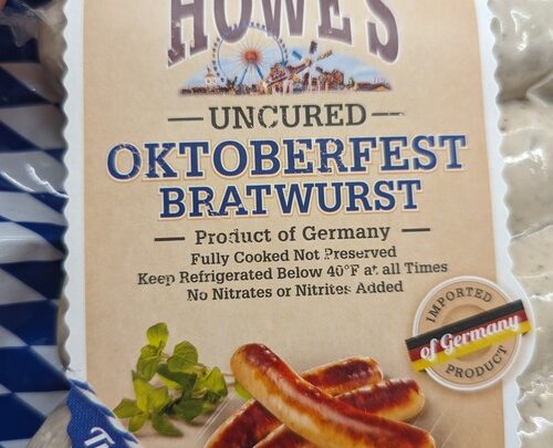 Howe's Oktoberfest Bratwurst