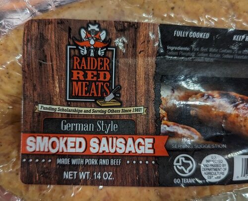 Raider Red German Smoked Sausage