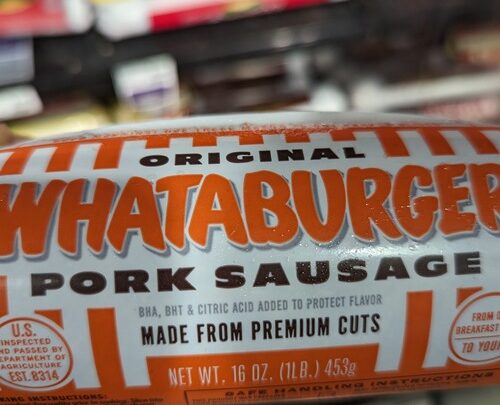 Whataburger Pork Sausage