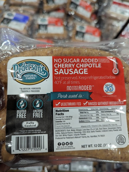 Pederson's Cherry Chipotle Sausage