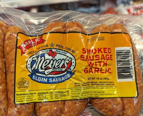 Meyer's Elgin Garlic Sausage