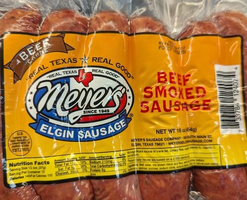 Meyer's Elgin Beef Sausage
