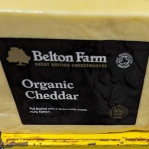 Belton Farm Organic Cheddar Cheese 4 Lb