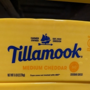 Tillamook Medium Cheddar Cheese 5 Lb